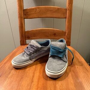 Vans Gray and Teal Women's Sneakers